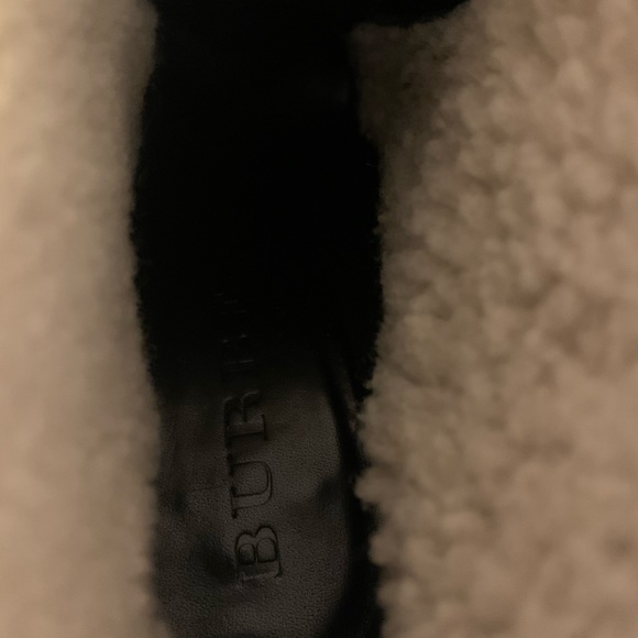 Burberry Black Suede Sherpa Stilettos - Women’s Size 38 - Picture 6 of 10